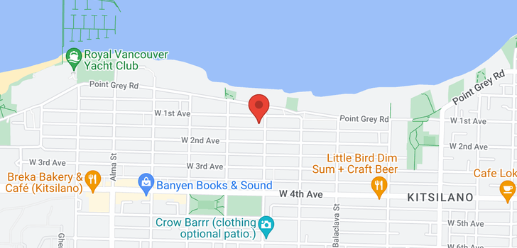map of 3310 W 1ST AVENUE